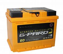 Аккумулятор G-PARD емкость 60 Ач, обратная полярность, пусковой 540 А, размер 242*175*190 — купить в магазине akkumulyator163 с бесплатной доставкой и установкой по Самаре.